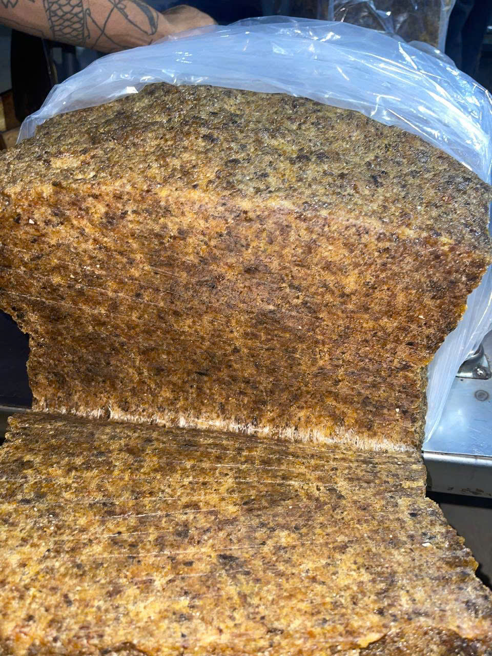 Sample of SVR 10 rubber